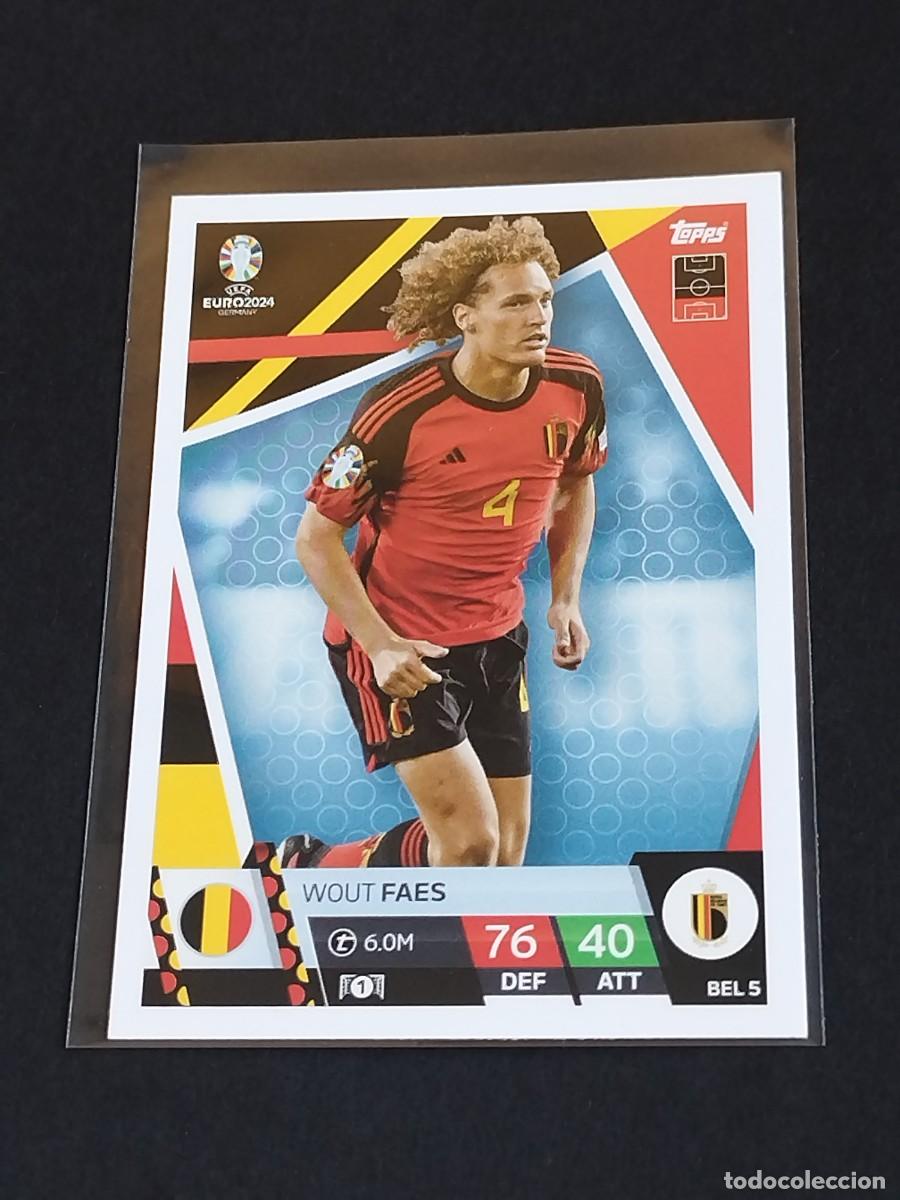Cromos de f&uacute;tbol: FAES #BEL 5 B&Eacute;LGICA - TOPPS EUROCOPA 2024 MATCH ATTAX BELGIUM - UEFA EURO GERMANY 24 BEL5
