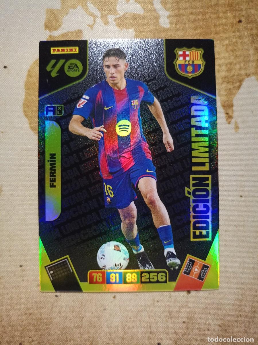 Cromos de f&uacute;tbol: Edici&oacute;n Limitada FERM&Iacute;N Adrenalyn 2025-26