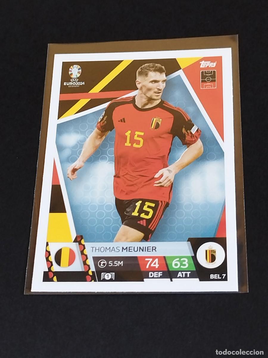 Cromos de f&uacute;tbol: MEUNIER #BEL 7 B&Eacute;LGICA - TOPPS EUROCOPA 2024 MATCH ATTAX BELGIUM - UEFA EURO GERMANY 24 BEL7