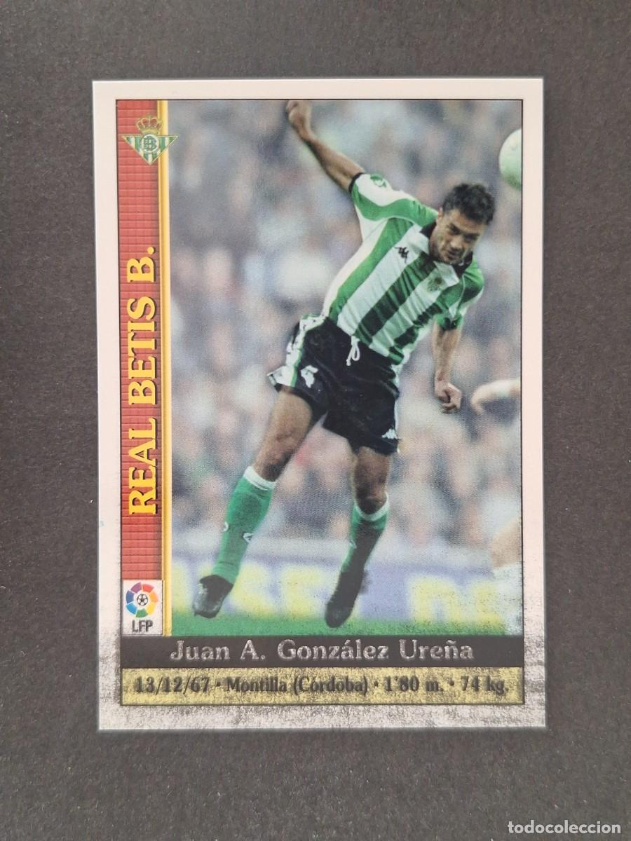 Cromos de f&uacute;tbol: L1 URE&Ntilde;A REAL BETIS BALOMPIE 194 MUNDICROMO LAS FICHAS DE LA LIGA 2000 99 00