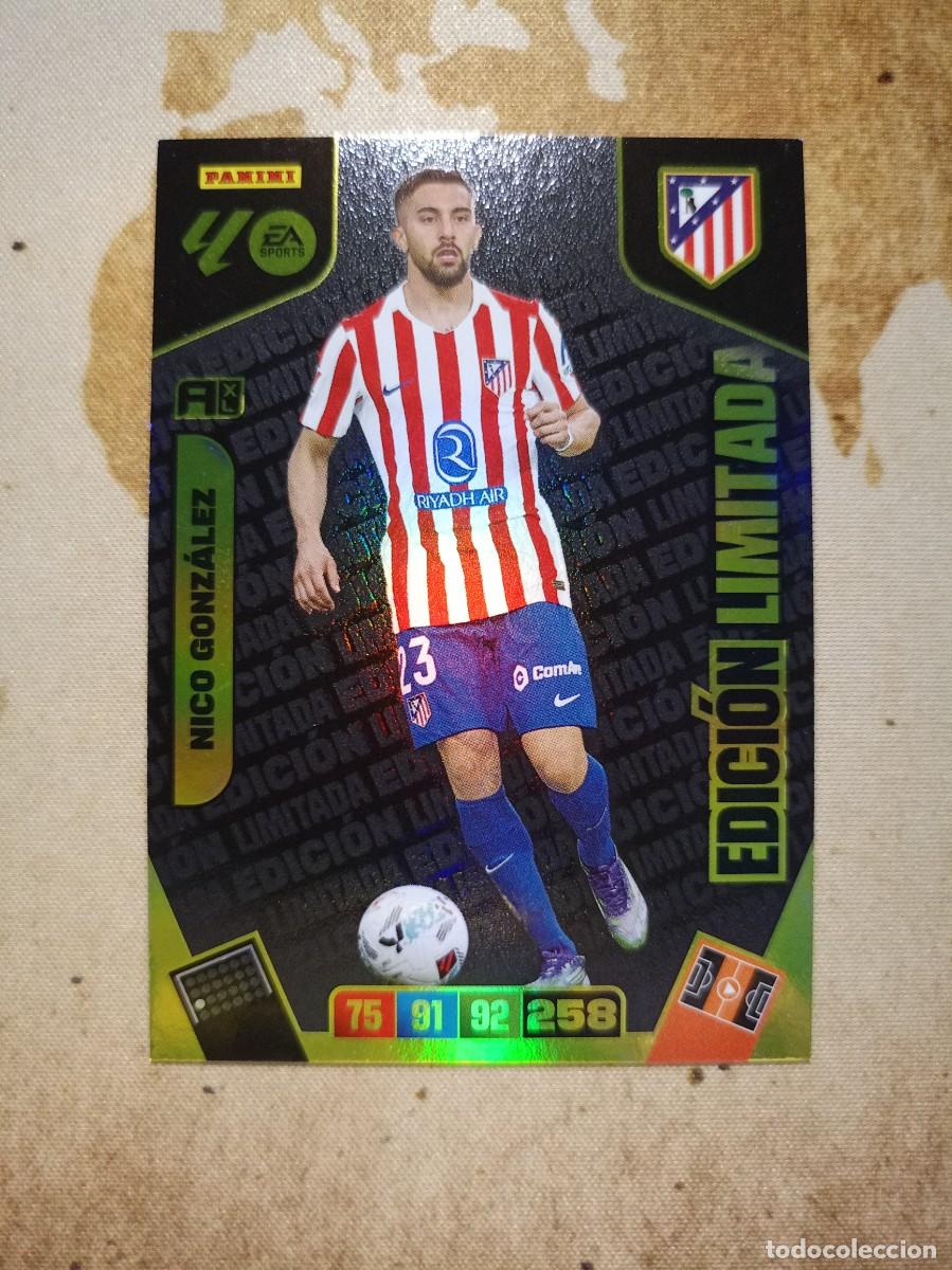 Cromos de f&uacute;tbol: Edici&oacute;n Limitada NICO GONZ&Aacute;LEZ Adrenalyn 2025-26
