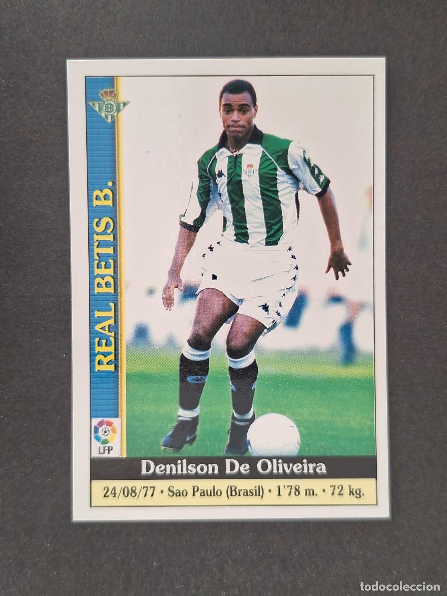 Cromos de f&uacute;tbol: L1 DENILSON REAL BETIS BALOMPIE 195 MUNDICROMO LAS FICHAS DE LA LIGA 2000 99 00