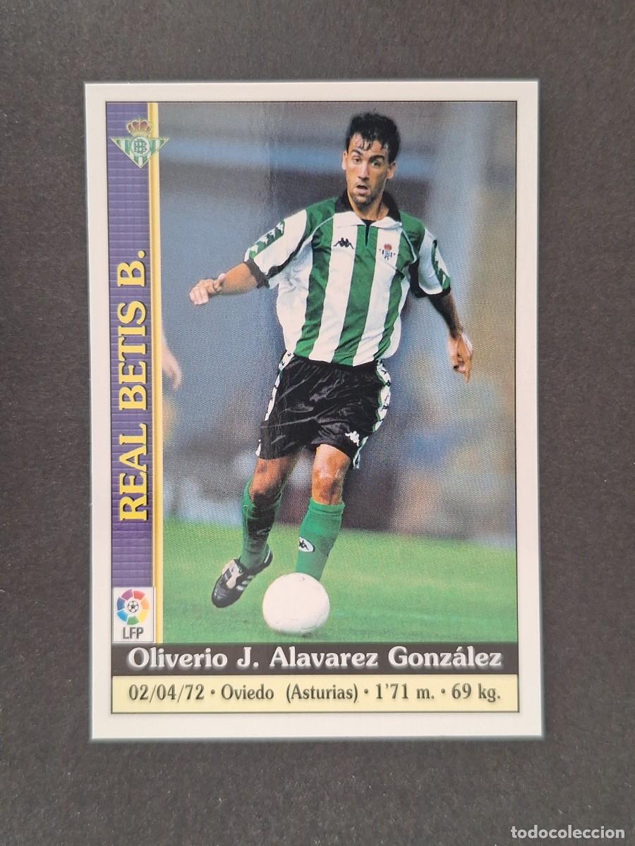 Cromos de f&uacute;tbol: L1 OLI REAL BETIS BALOMPIE 197 MUNDICROMO LAS FICHAS DE LA LIGA 2000 99 00