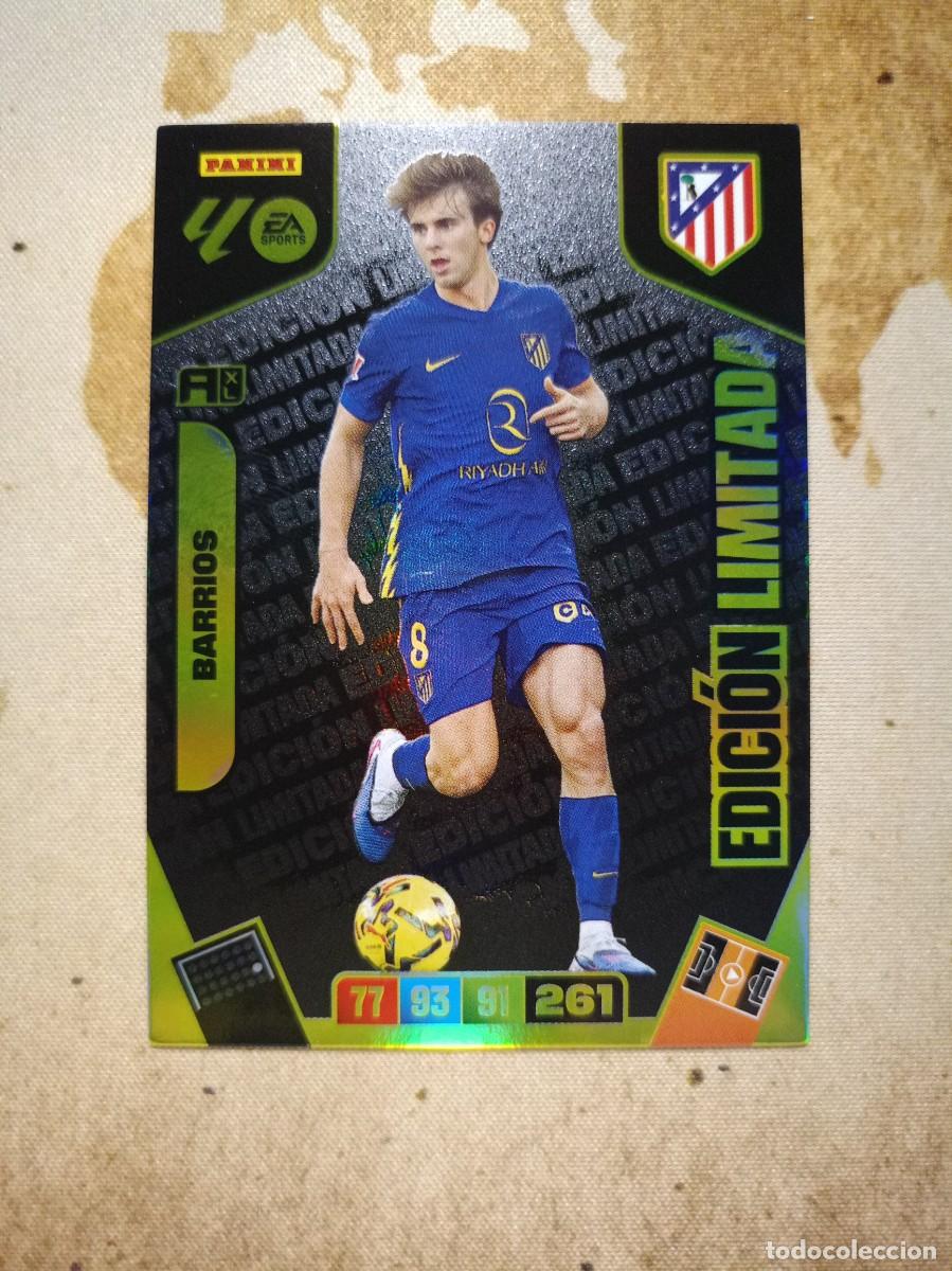Cromos de f&uacute;tbol: Edici&oacute;n Limitada BARRIOS Adrenalyn 2025-26