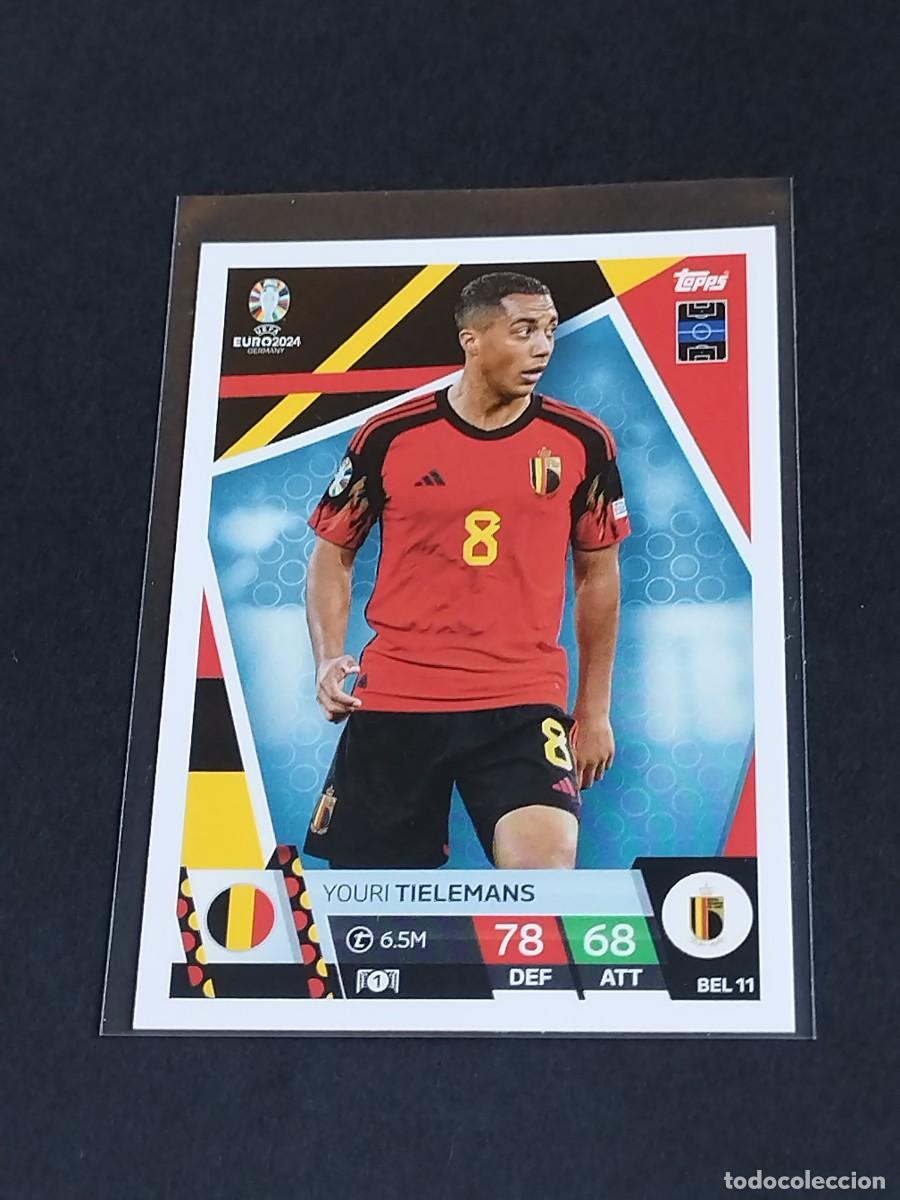 Cromos de f&uacute;tbol: TIELEMANS #BEL 11 B&Eacute;LGICA - TOPPS EUROCOPA 2024 MATCH ATTAX BELGIUM - UEFA EURO GERMANY 24 BEL11