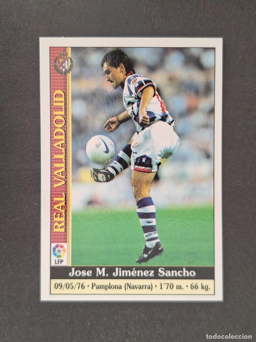 Cromos de f&uacute;tbol: L1 CHEMA REAL VALLADOLID 204 MUNDICROMO LAS FICHAS DE LA LIGA 2000 99 00