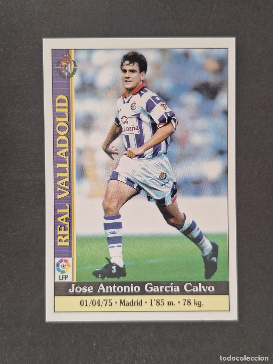 Cromos de f&uacute;tbol: L1 GARCIA CALVO REAL VALLADOLID 205 MUNDICROMO LAS FICHAS DE LA LIGA 2000 99 00