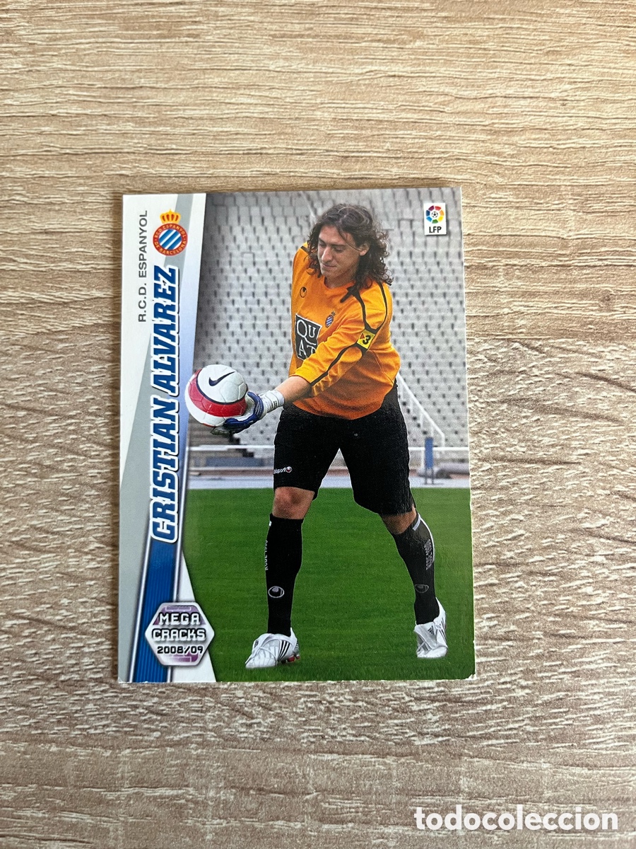 Cromos de f&uacute;tbol: 434 CRISTIAN &Aacute;LVAREZ NUEVO FICHAJE MEGACRACKS MGK 2008 2009 08 09 ESPA&Ntilde;OL ESPANYOL