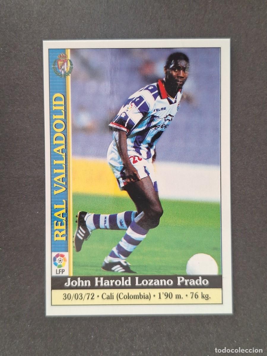 Cromos de f&uacute;tbol: L1 HAROLD LOZANO REAL VALLADOLID 209 MUNDICROMO LAS FICHAS DE LA LIGA 2000 99 00