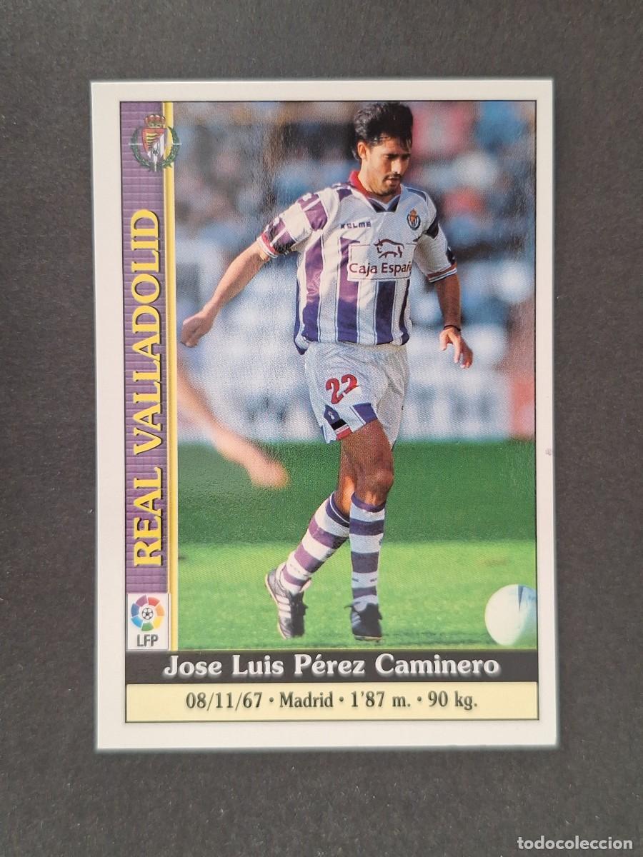 Cromos de f&uacute;tbol: L1 CAMINERO REAL VALLADOLID 210 MUNDICROMO LAS FICHAS DE LA LIGA 2000 99 00