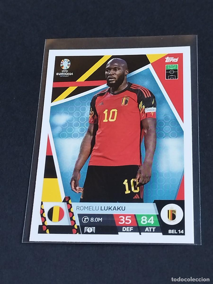 Cromos de f&uacute;tbol: LUKAKU #BEL 14 B&Eacute;LGICA - TOPPS EUROCOPA 2024 MATCH ATTAX BELGIUM - UEFA EURO GERMANY 24 BEL14