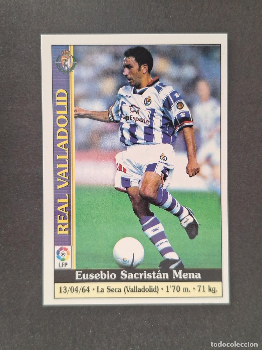Cromos de f&uacute;tbol: L1 EUSEBIO REAL VALLADOLID 211 MUNDICROMO LAS FICHAS DE LA LIGA 2000 99 00
