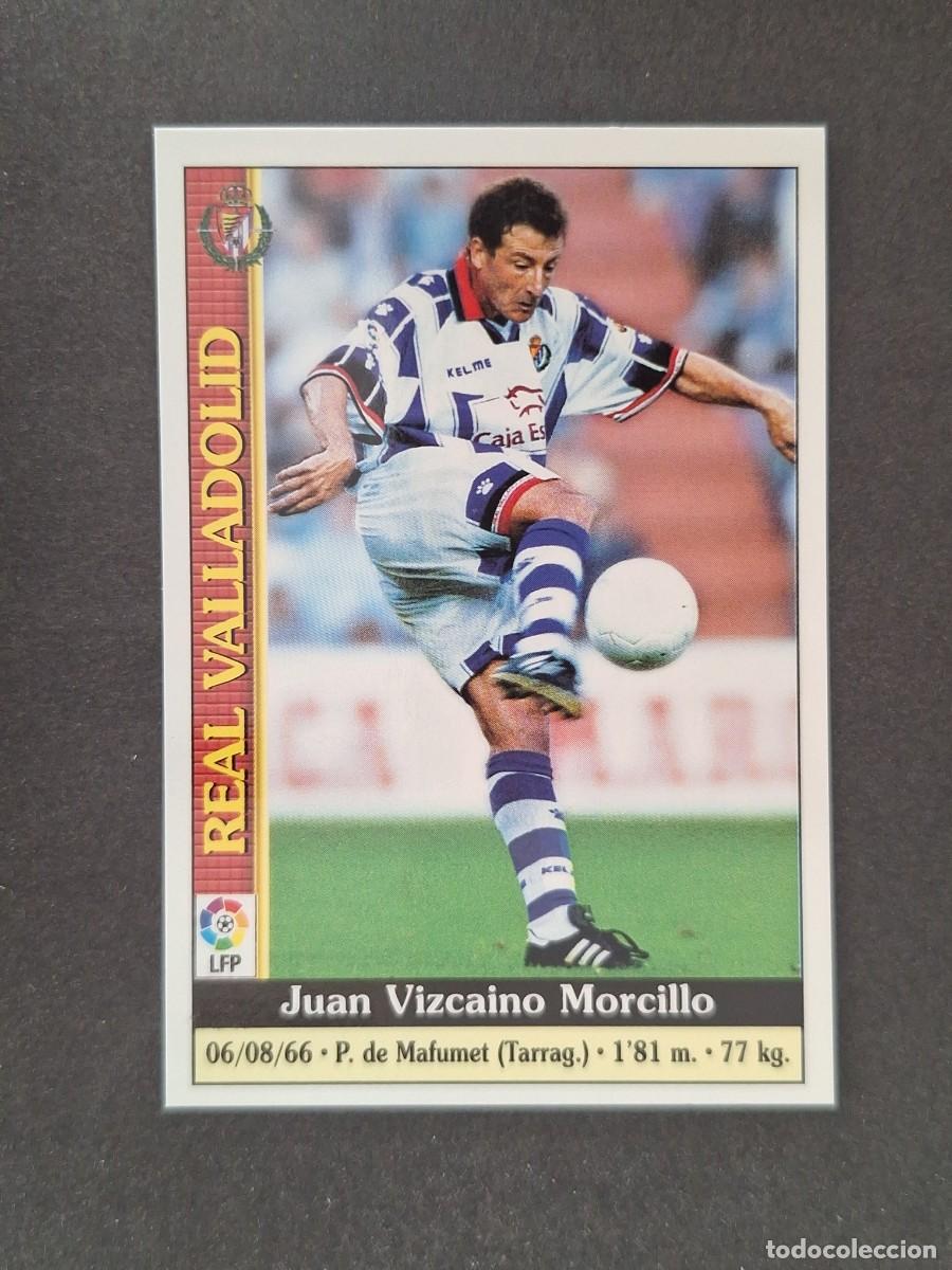 Cromos de f&uacute;tbol: L1 VIZCAINO REAL VALLADOLID 212 MUNDICROMO LAS FICHAS DE LA LIGA 2000 99 00