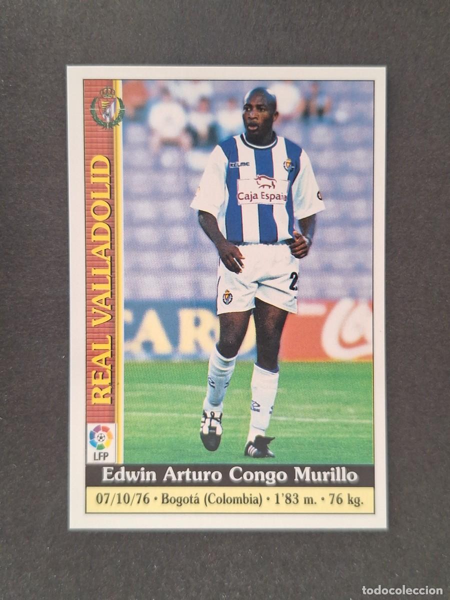 Cromos de f&uacute;tbol: L1 CONGO REAL VALLADOLID 216 MUNDICROMO LAS FICHAS DE LA LIGA 2000 99 00