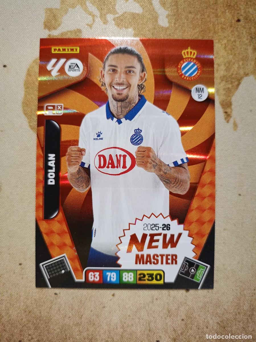 Cromos de f&uacute;tbol: New Master 12 DOLAN Adrenalyn 2025-26