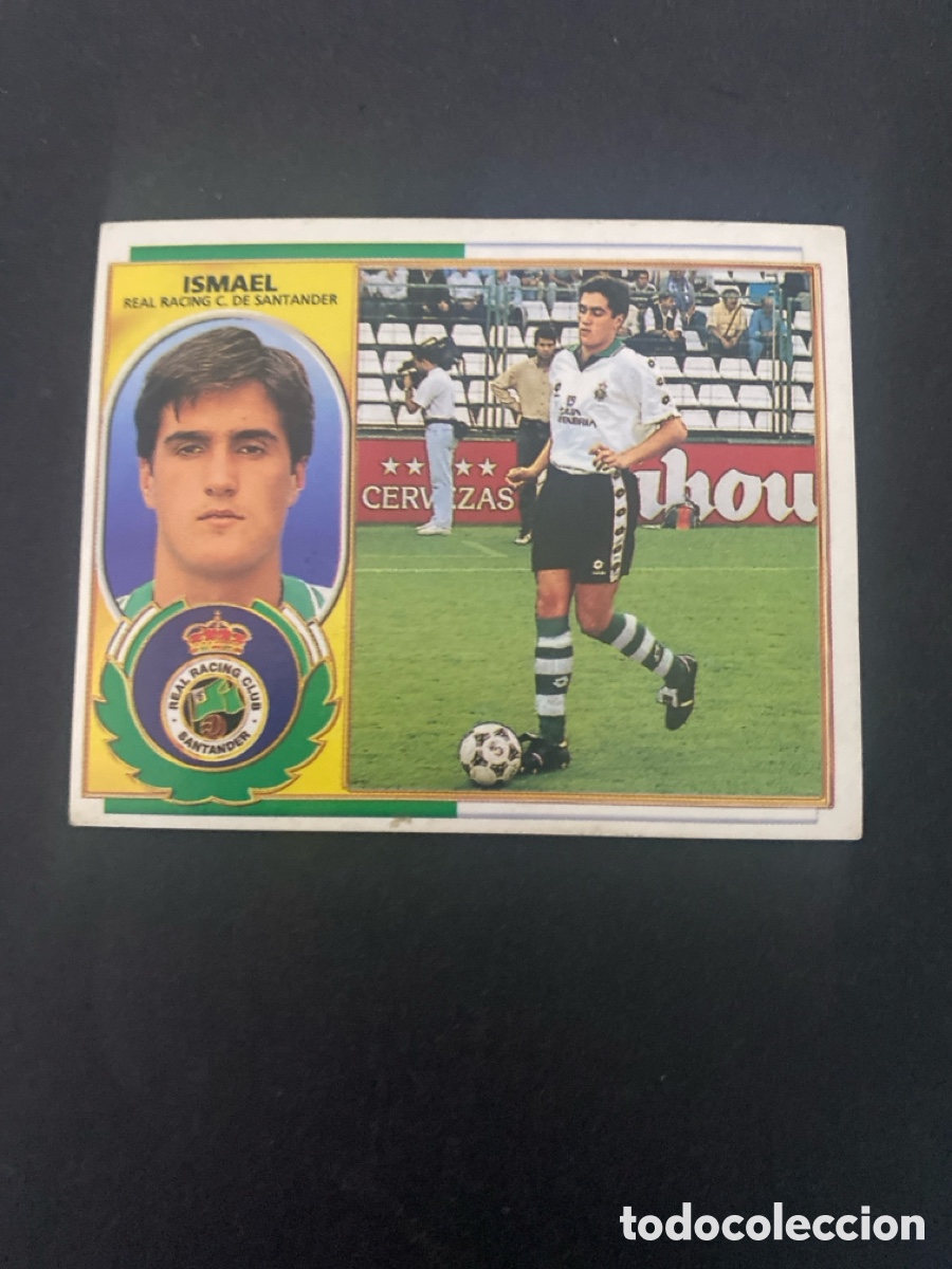 Cromos de f&uacute;tbol: Cromo liga 96/97 Racing de Santander nunca pegado