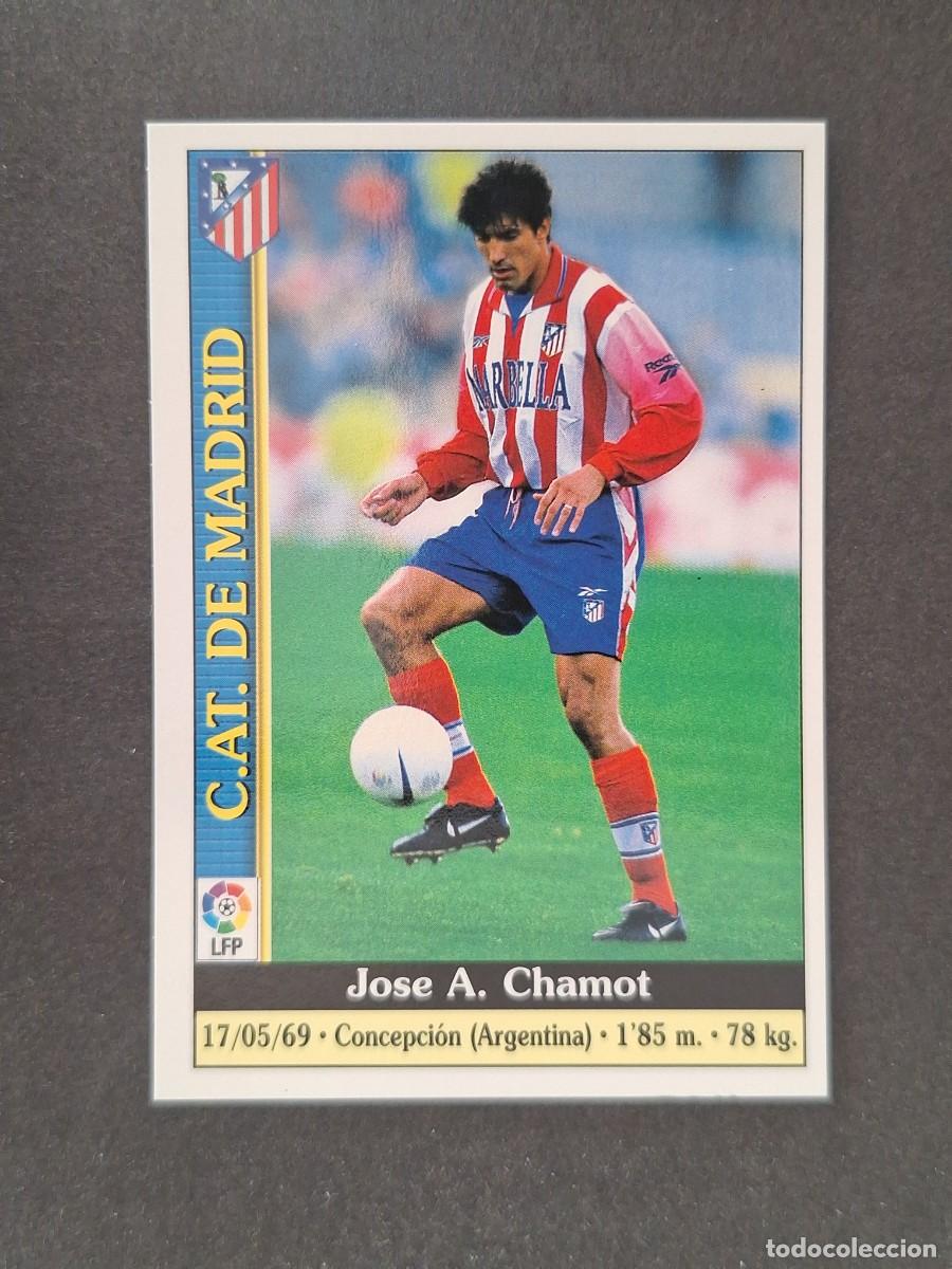Cromos de f&uacute;tbol: L1 CHAMOT ATLETICO DE MADRID 223 MUNDICROMO LAS FICHAS DE LA LIGA 2000 99 00
