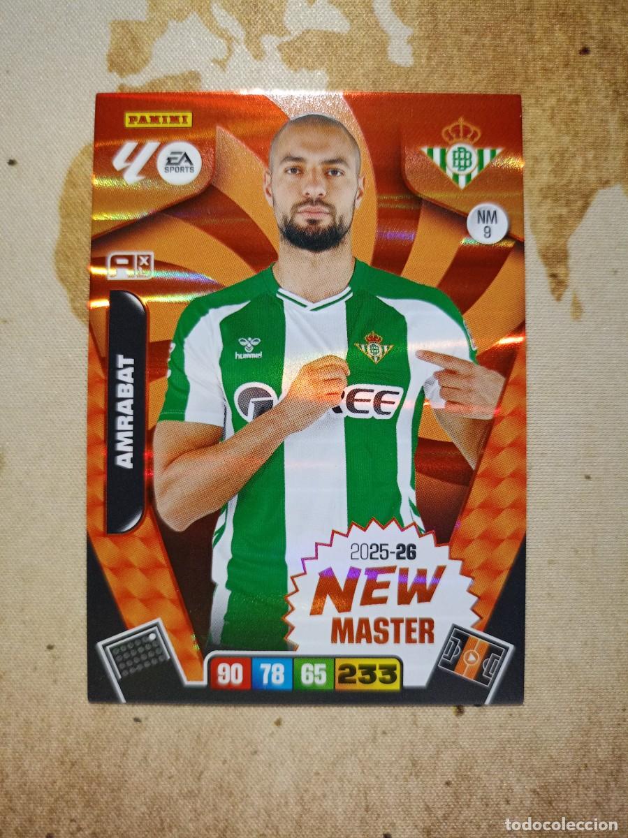 Cromos de f&uacute;tbol: New Master 9 AMRABAT Adrenalyn 2025-26