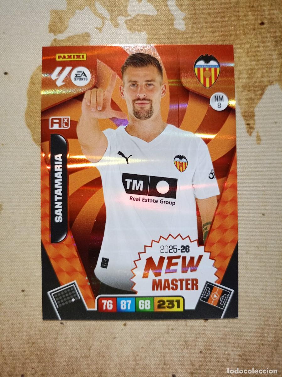 Cromos de f&uacute;tbol: New Master 8 SANTAMAR&Iacute;A Adrenalyn 2025-26