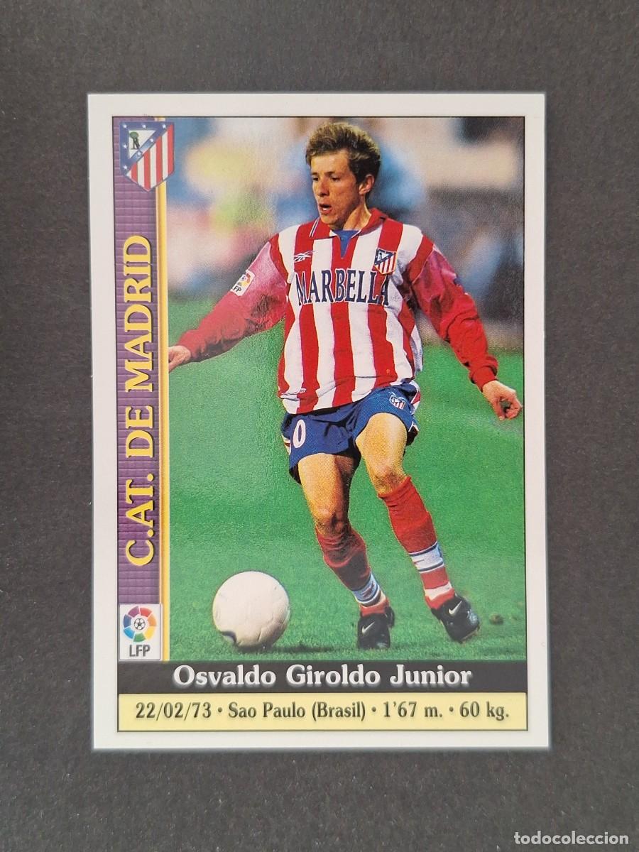 Cromos de f&uacute;tbol: L1 JUNINHO ATLETICO DE MADRID 228 MUNDICROMO LAS FICHAS DE LA LIGA 2000 99 00
