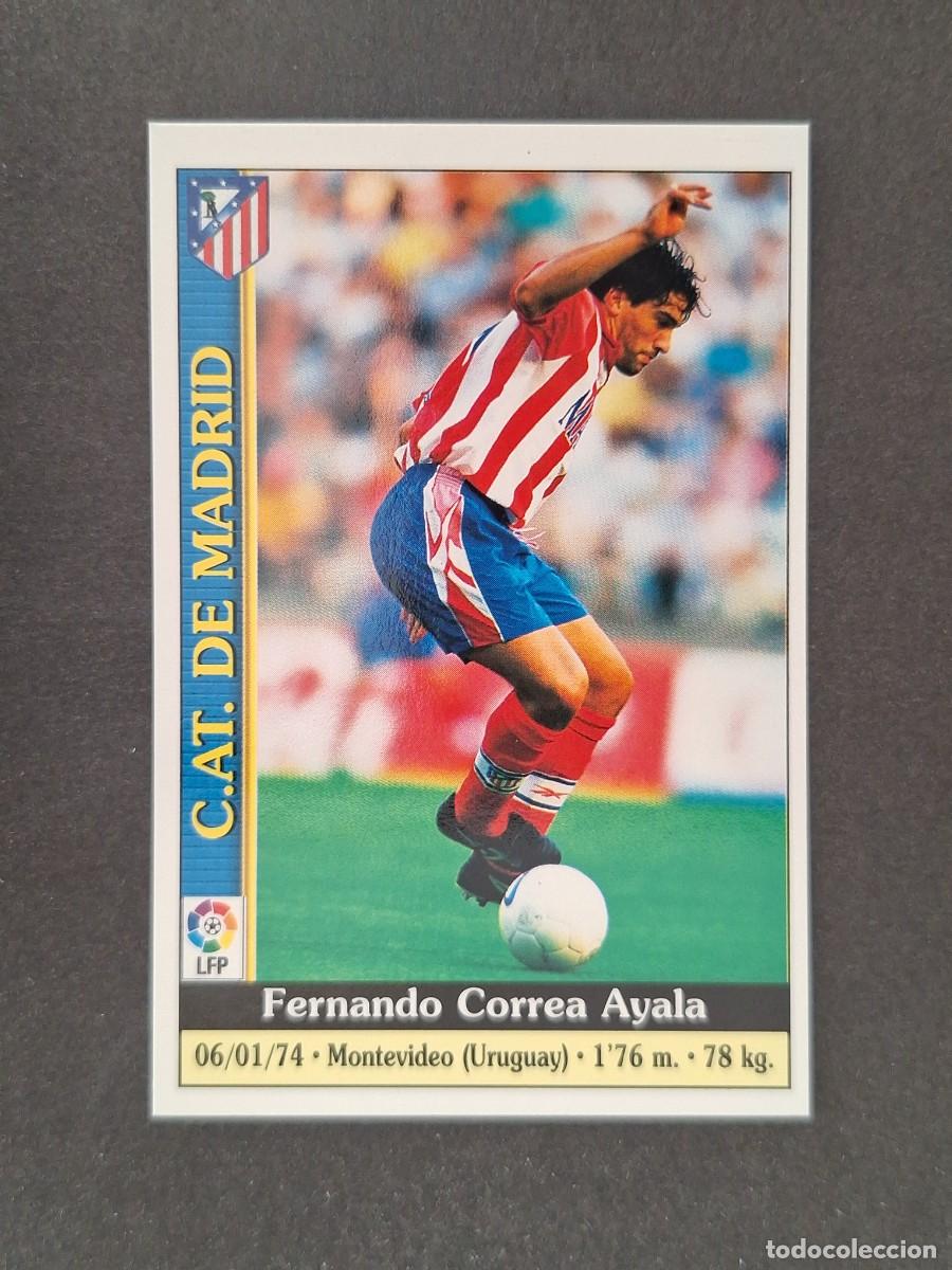 Cromos de f&uacute;tbol: L1 CORREA ATLETICO DE MADRID 231 MUNDICROMO LAS FICHAS DE LA LIGA 2000 99 00
