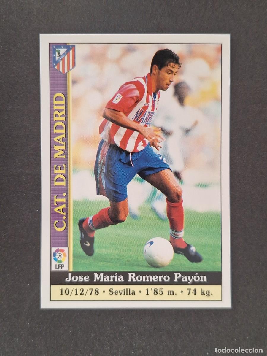 Cromos de f&uacute;tbol: L1 JOSE MARI ATLETICO DE MADRID 232 MUNDICROMO LAS FICHAS DE LA LIGA 2000 99 00