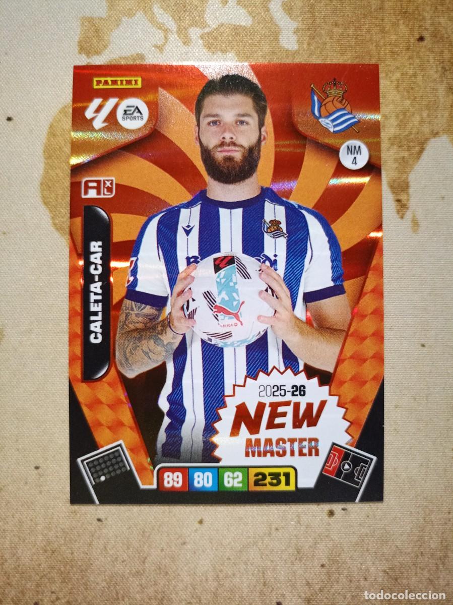 Cromos de f&uacute;tbol: New Master 4 CALETA-CAR Adrenalyn 2025-26