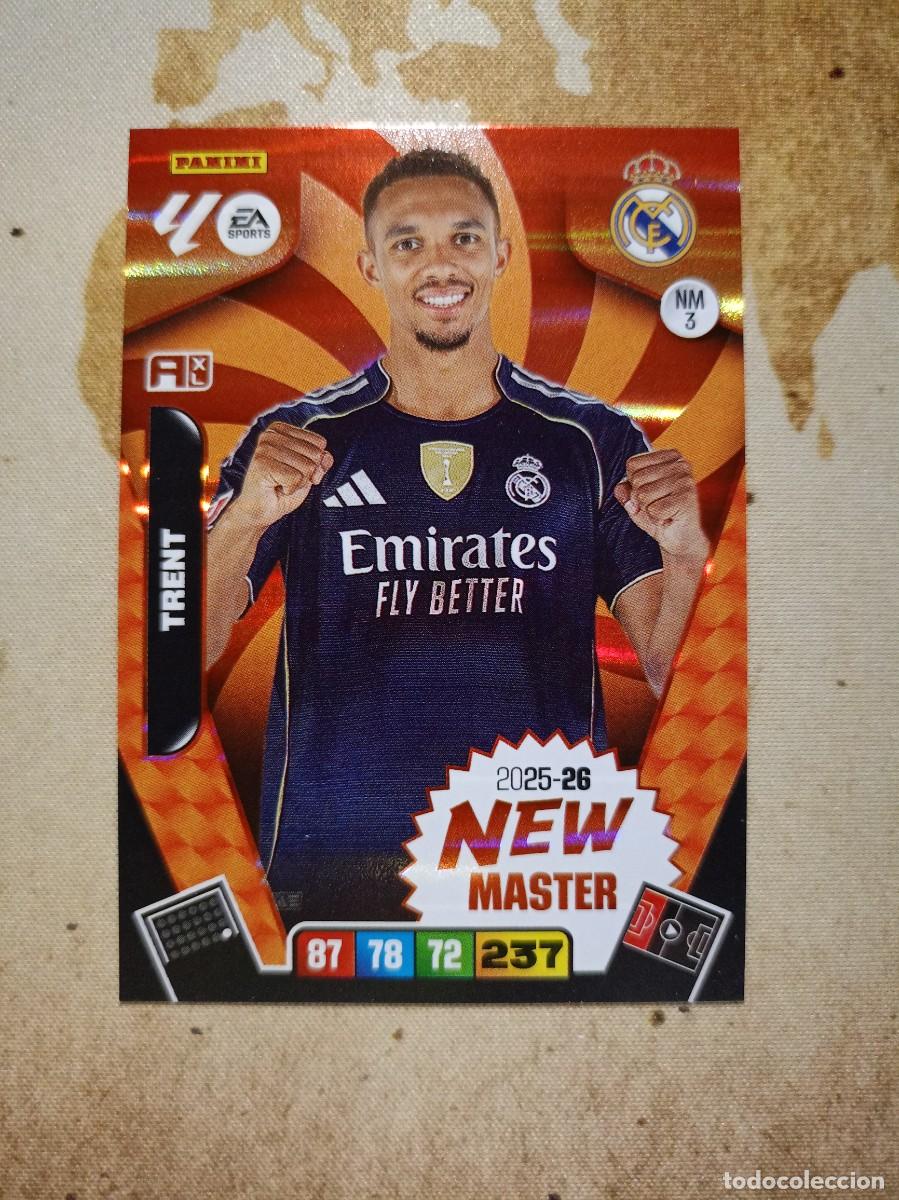Cromos de f&uacute;tbol: New Master 3 TRENT Adrenalyn 2025-26