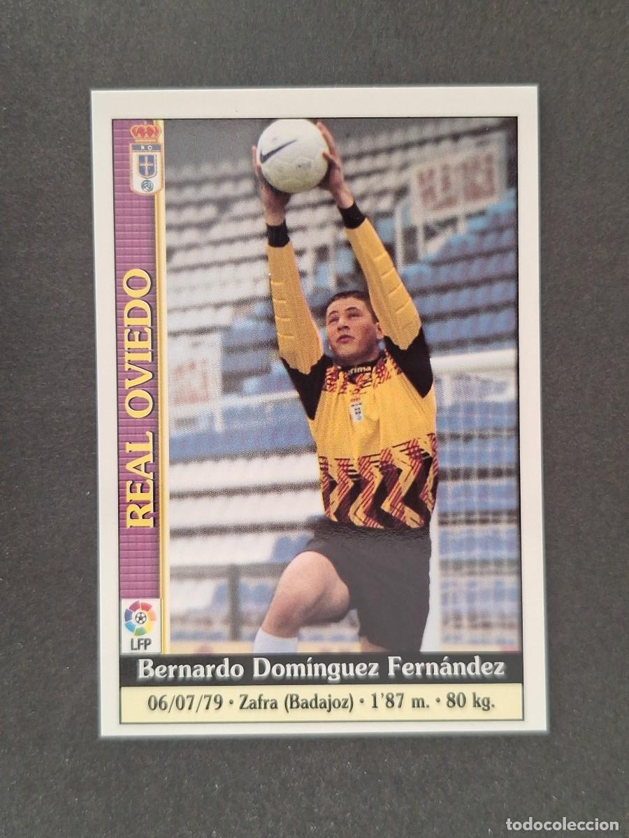 Cromos de f&uacute;tbol: L1 BERNARDO REAL OVIEDO 238 MUNDICROMO LAS FICHAS DE LA LIGA 2000 99 00