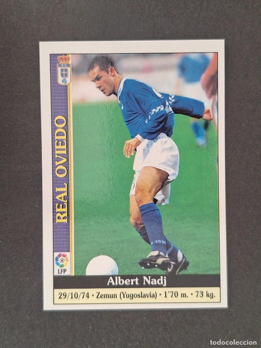 Figurine di Calcio: L1 NADJ REAL OVIEDO 241 MUNDICROMO LAS FICHAS DE LA LIGA 2000 99 00