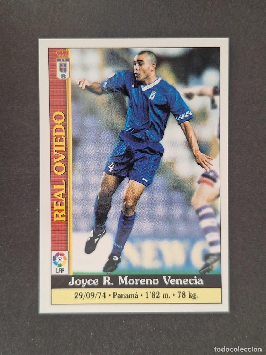 Figurine di Calcio: L1 MORENO REAL OVIEDO 244 MUNDICROMO LAS FICHAS DE LA LIGA 2000 99 00