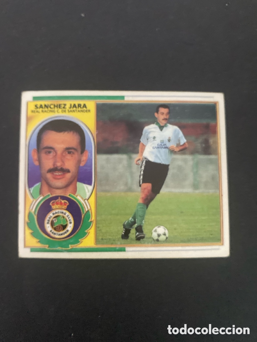 Figurine di Calcio: Cromo liga 96/97 Racing de Santander nunca pegado