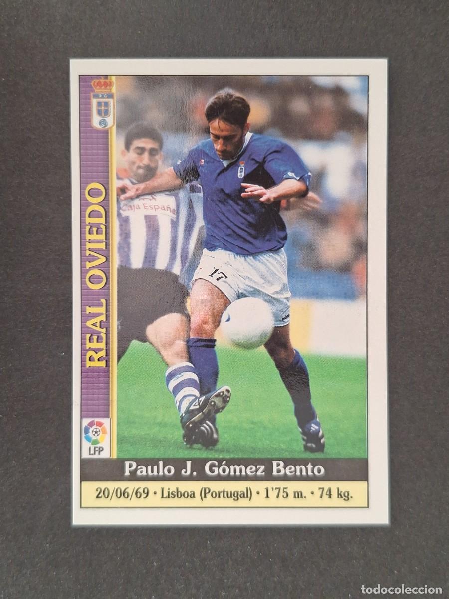 Figurine di Calcio: L1 PAULO BENTO REAL OVIEDO 246 MUNDICROMO LAS FICHAS DE LA LIGA 2000 99 00