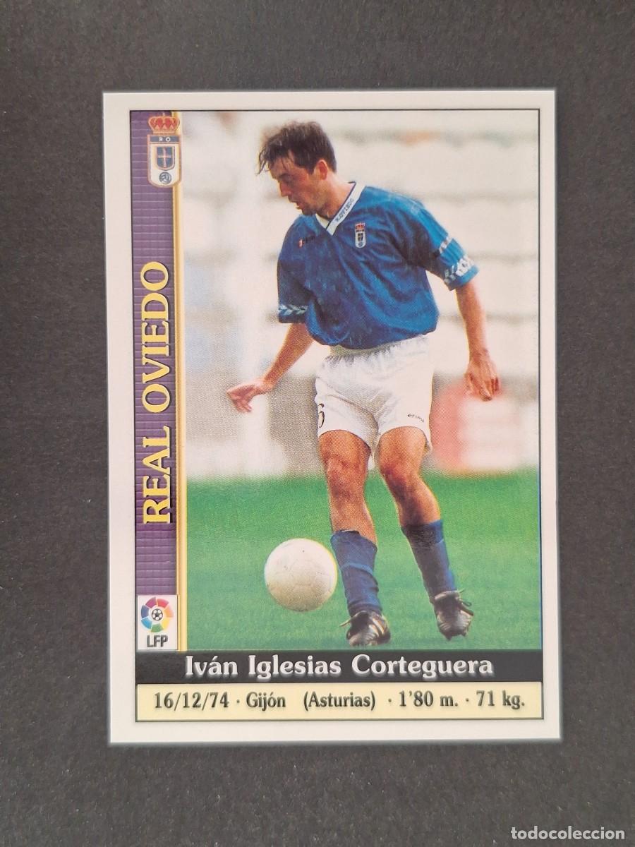 Figurine di Calcio: L1 IVAN IGLESIAS REAL OVIEDO 247 MUNDICROMO LAS FICHAS DE LA LIGA 2000 99 00