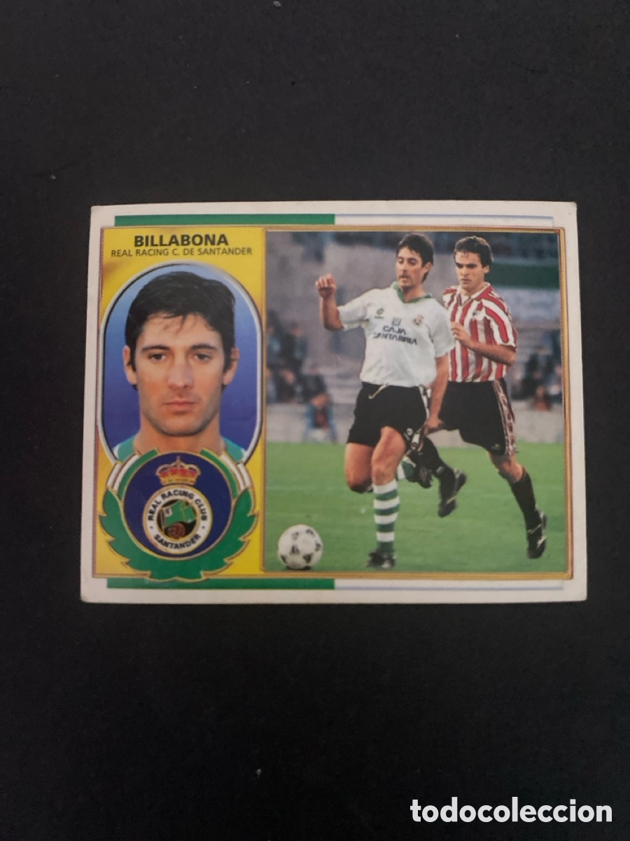 Cromos de f&uacute;tbol: Cromo liga 96/97 Racing de Santander nunca pegado