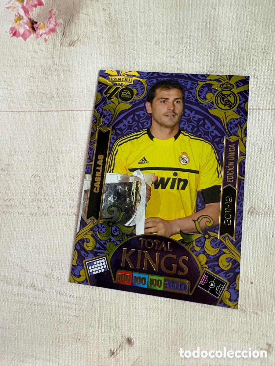 Cromos de f&uacute;tbol: CASILLAS - REAL MADRID - EDICION UNICA - TOTAL KINGS - DREAM BOX ADRENALYN 2025 2026
