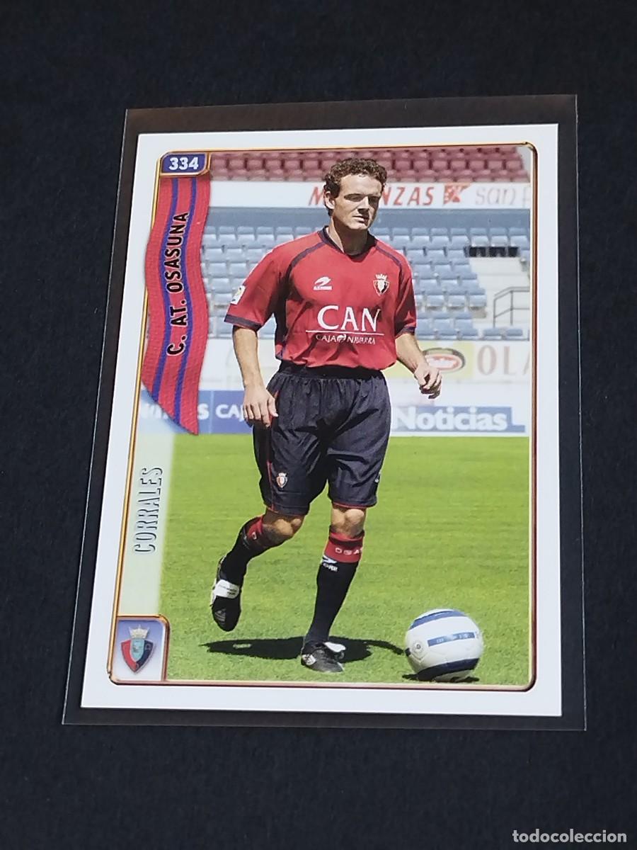 Cromos de f&uacute;tbol: CORRALES #334 CA OSASUNA - MUNDICROMO FICHAS DE LA LIGA 2004 2005 - MC SPORT 04 05 CROMO