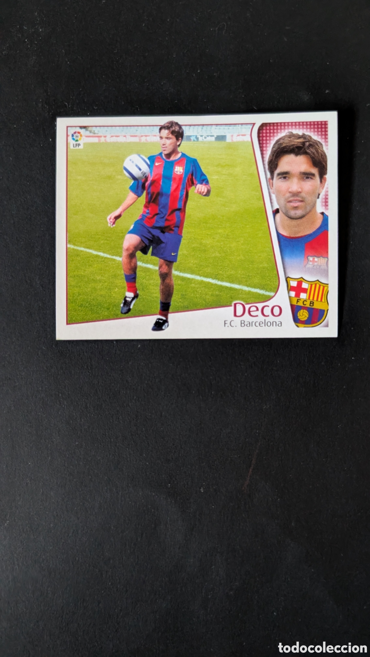 Figurine di Calcio: L1 DECO BARCELONA FICHAJE 3 LIGA ESTE 2004/05 04 05 NUNCA PEGADO SIN PEGAR