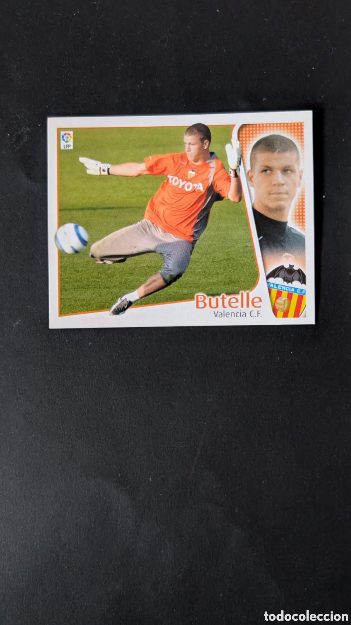 Fu&szlig;ball-Sticker: L1 BUTELLE VALENCIA FICHAJE 8 LIGA ESTE 2004/05 04 05 NUNCA PEGADO SIN PEGAR