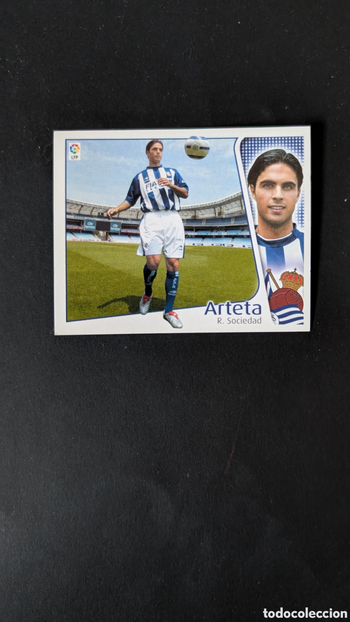 Fu&szlig;ball-Sticker: L1 ARTETA REAL SOCIEDAD FICHAJE 10 LIGA ESTE 2004/05 04 05 NUNCA PEGADO SIN PEGAR