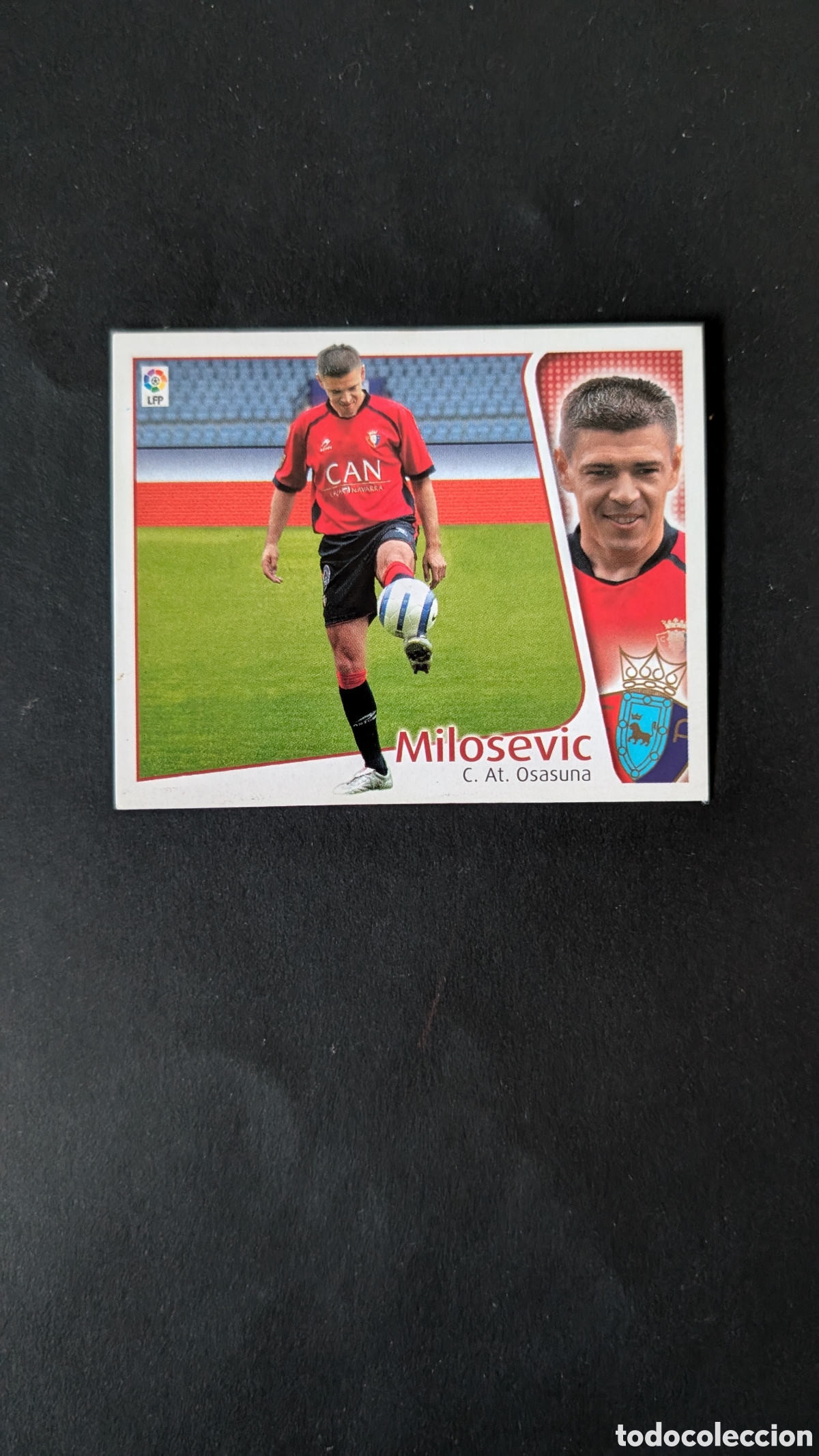 Cromos de f&uacute;tbol: L1 MILOSEVIC OSASUNA FICHAJE 14 LIGA ESTE 2004/05 04 05 NUNCA PEGADO SIN PEGAR