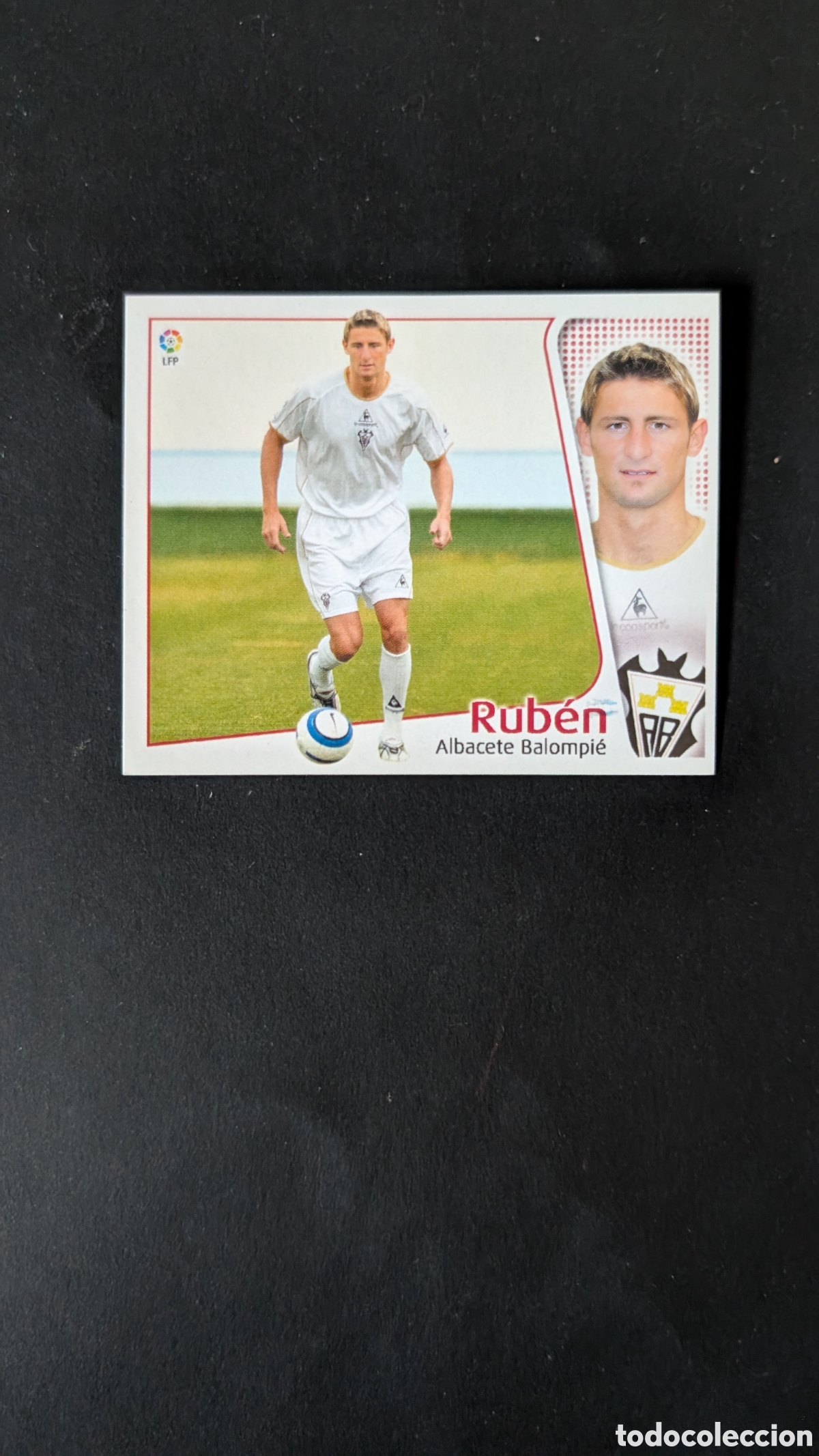 Cromos de f&uacute;tbol: L1 RUBEN ALBACETE FICHAJE 15 LIGA ESTE 2004/05 04 05 NUNCA PEGADO SIN PEGAR