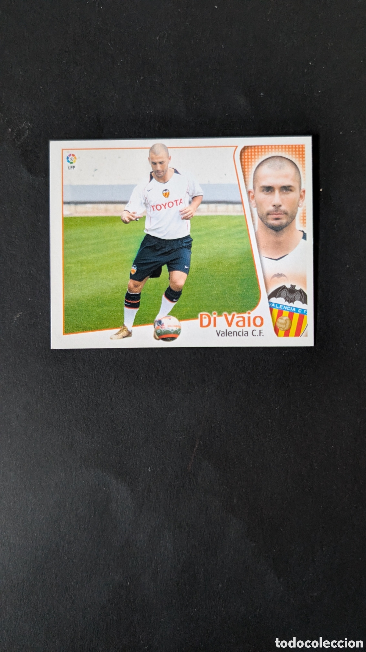 Cromos de f&uacute;tbol: L1 DI VAIO VALENCIA FICHAJE 18 LIGA ESTE 2004/05 04 05 NUNCA PEGADO SIN PEGAR