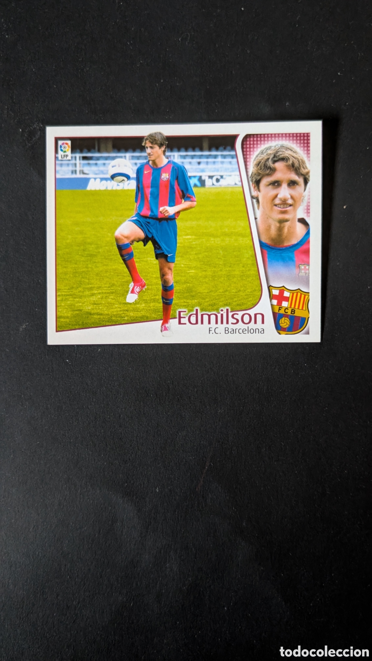 Cromos de f&uacute;tbol: L1 EDMILSON BARCELONA FICHAJE 19 LIGA ESTE 2004/05 04 05 NUNCA PEGADO SIN PEGAR