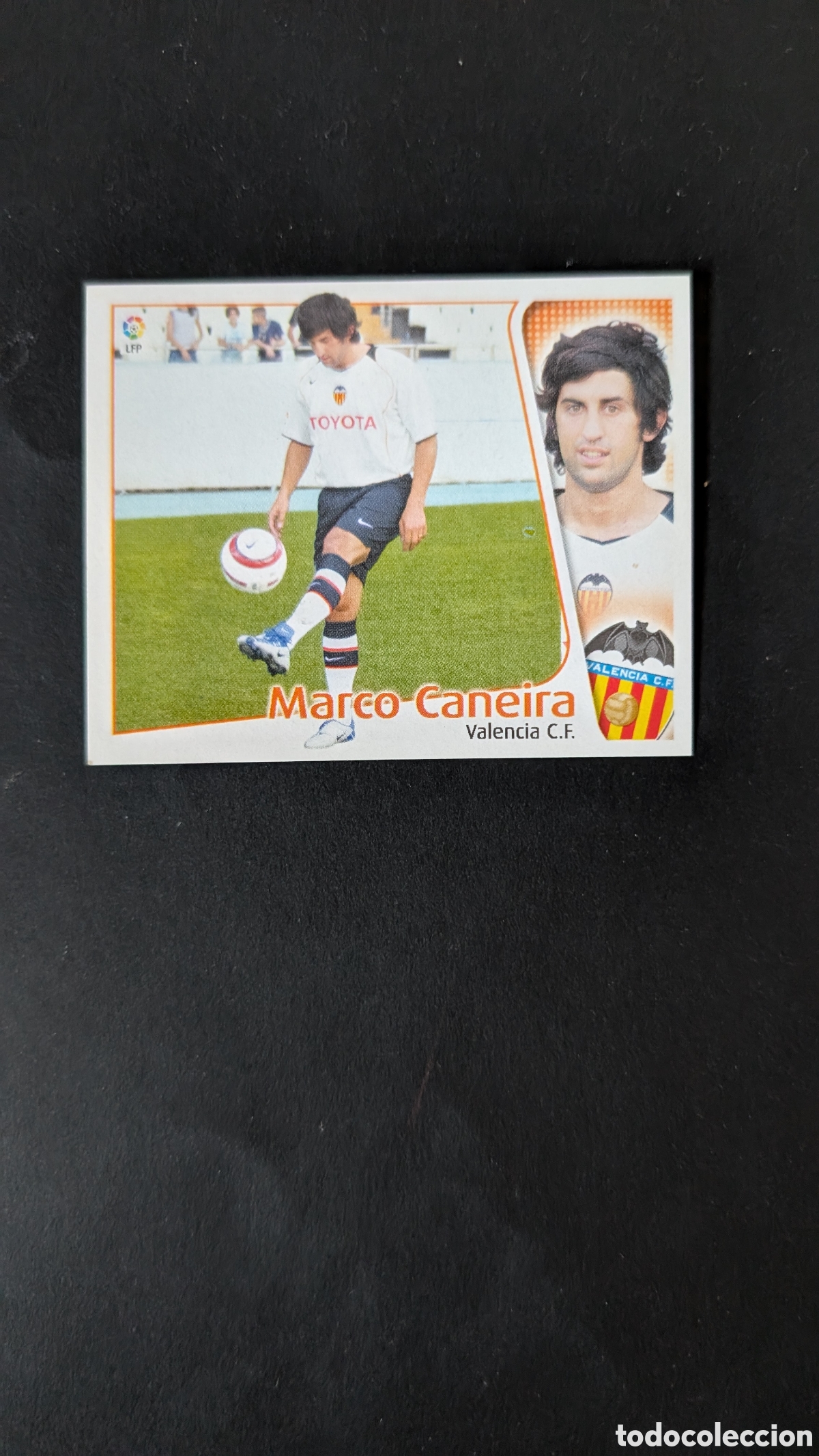 Cromos de f&uacute;tbol: L1 MARCO CANEIRA VALENCIA FICHAJE 20 LIGA ESTE 2004/05 04 05 NUNCA PEGADO SIN PEGAR