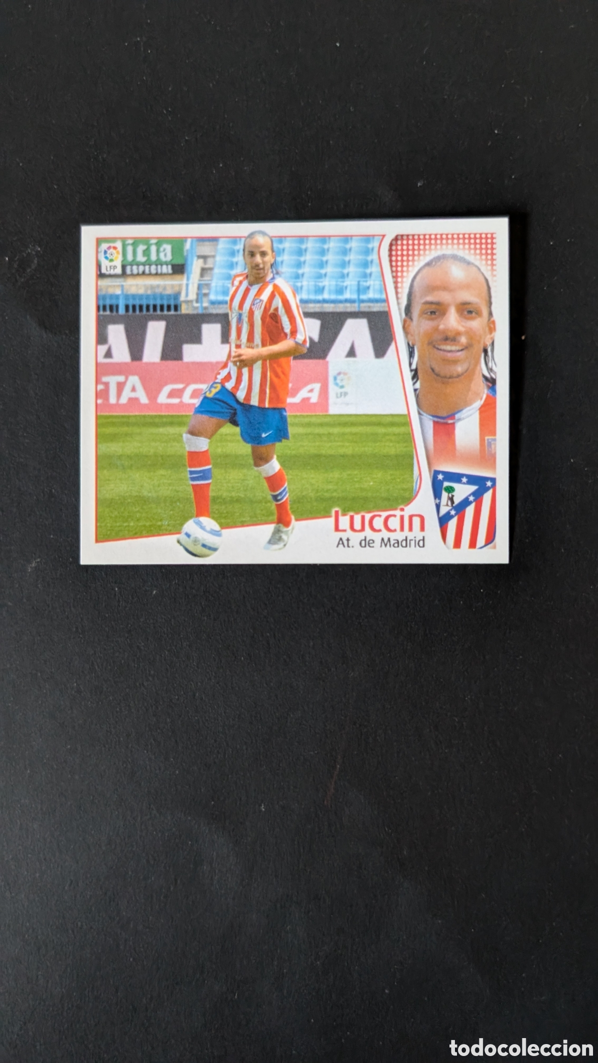 Cromos de f&uacute;tbol: L1 LUCCIN ATLETICO MADRID FICHAJE 21 LIGA ESTE 2004/05 04 05 NUNCA PEGADO SIN PEGAR