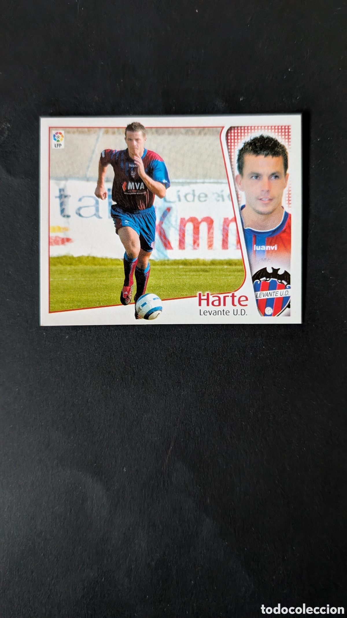 Cromos de f&uacute;tbol: L1 HARTE LEVANTE FICHAJE 22 LIGA ESTE 2004/05 04 05 NUNCA PEGADO SIN PEGAR