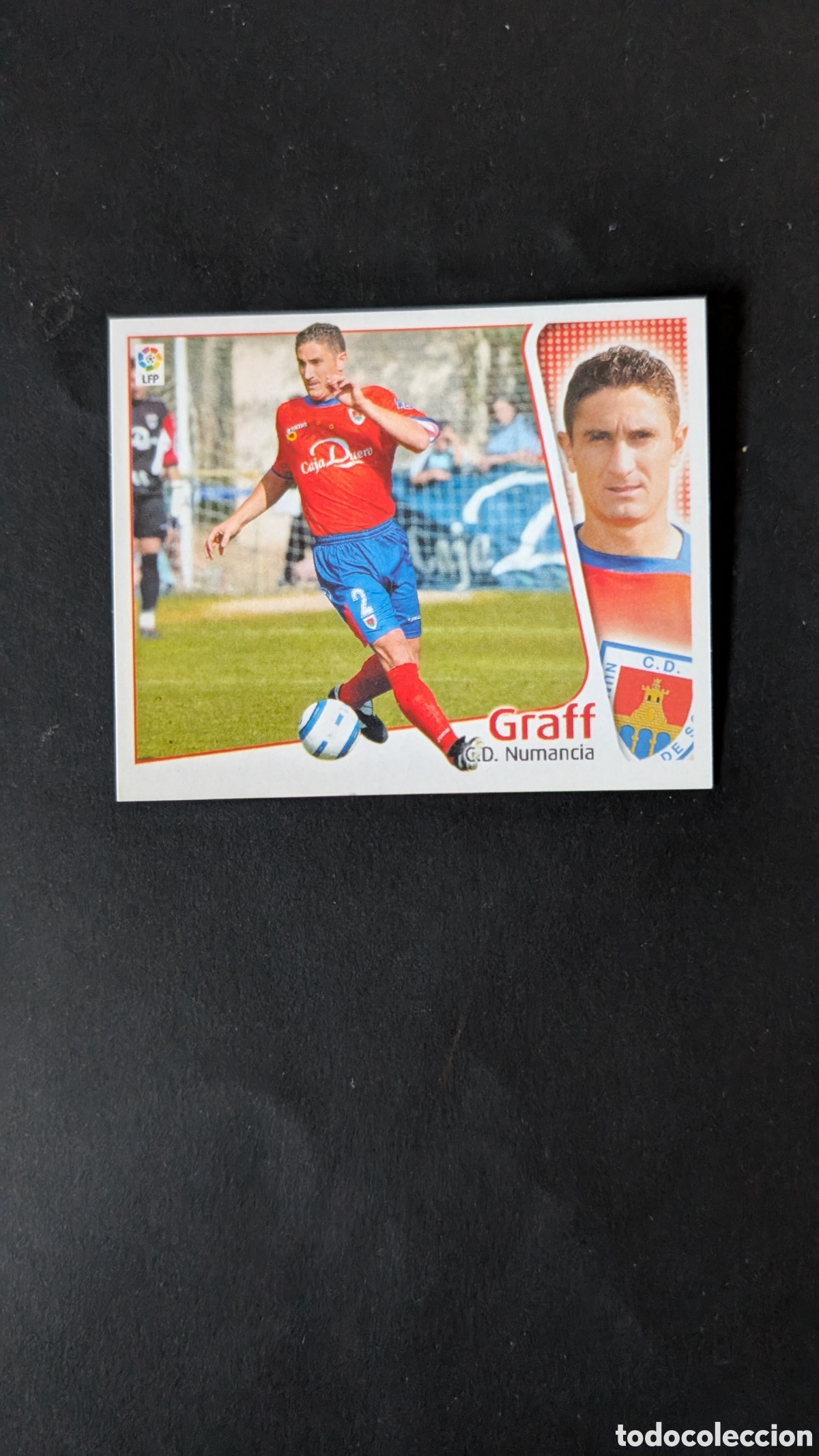 Cromos de Futebol: L1 GRAFF NUMANCIA FICHAJE 24 LIGA ESTE 2004/05 04 05 NUNCA PEGADO SIN PEGAR