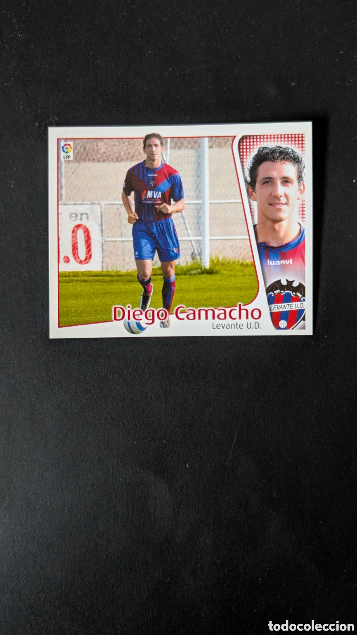 Cromos de Futebol: L1 DIEGO CAMACHO LEVANTE FICHAJE 25 LIGA ESTE 2004/05 04 05 NUNCA PEGADO SIN PEGAR
