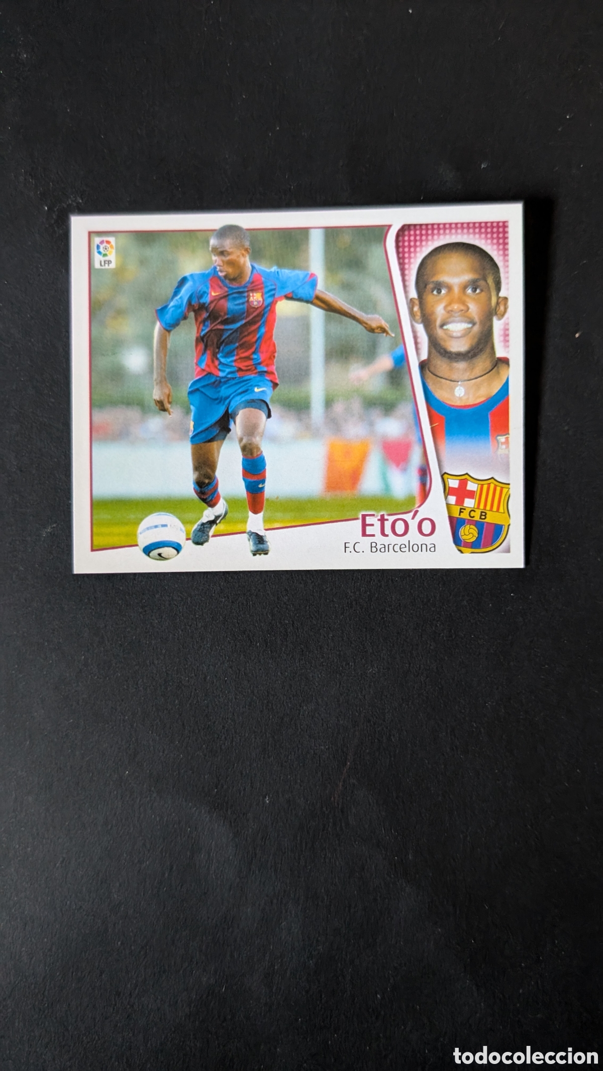 Cromos de Futebol: L1 ETOO ETO'O BARCELONA VERSION FICHAJE 28 LIGA ESTE 2004/05 04 05 NUNCA PEGADO SIN PEGAR